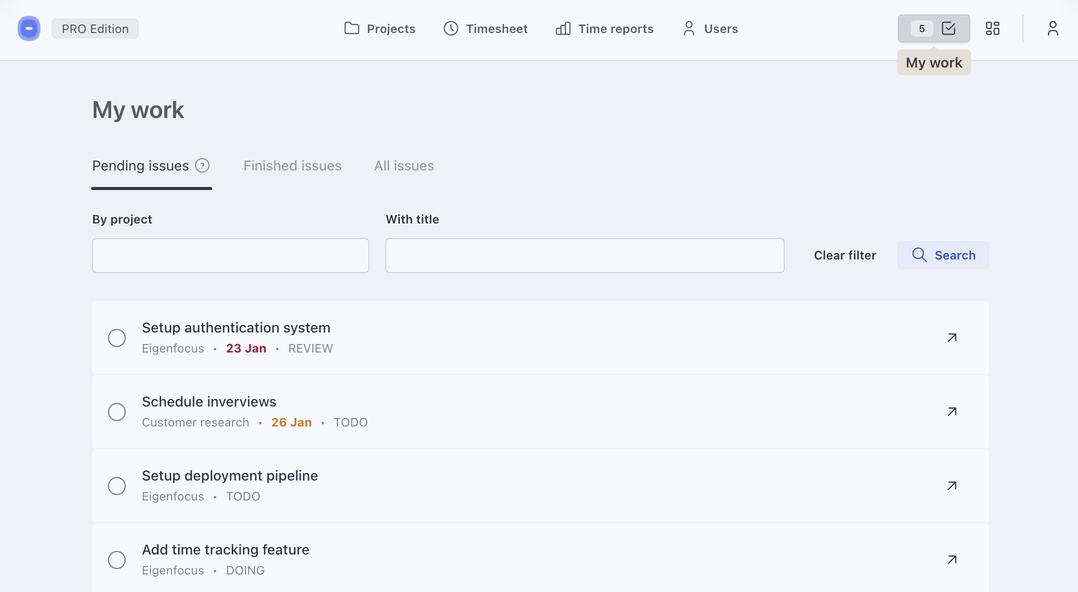 See your entire agency workload
